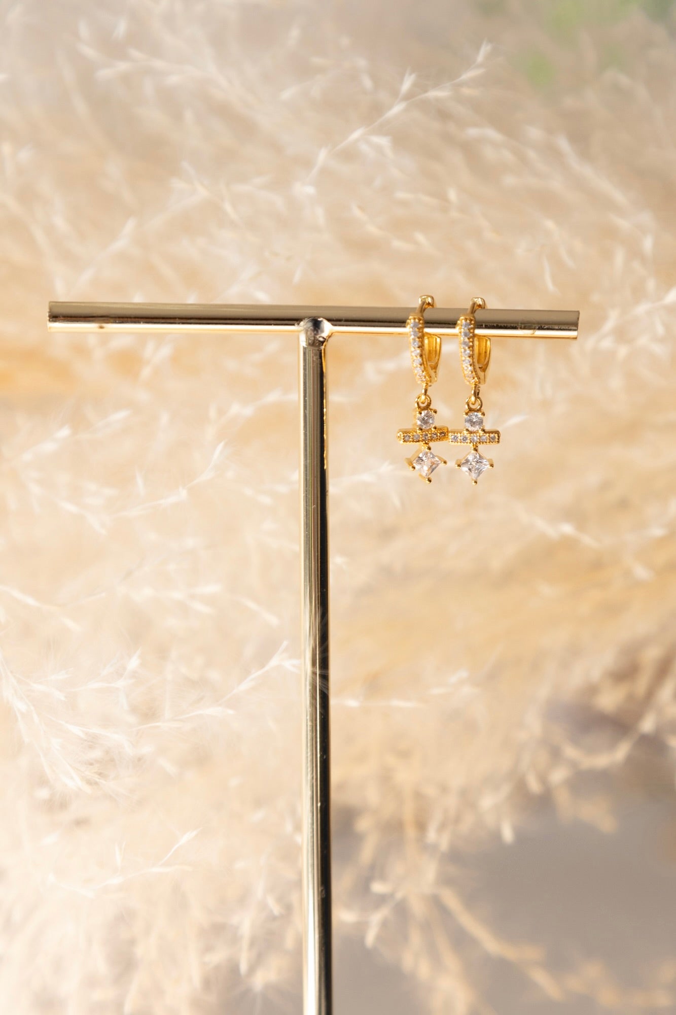 Boucles d'oreilles Delf en Brillant zircon
