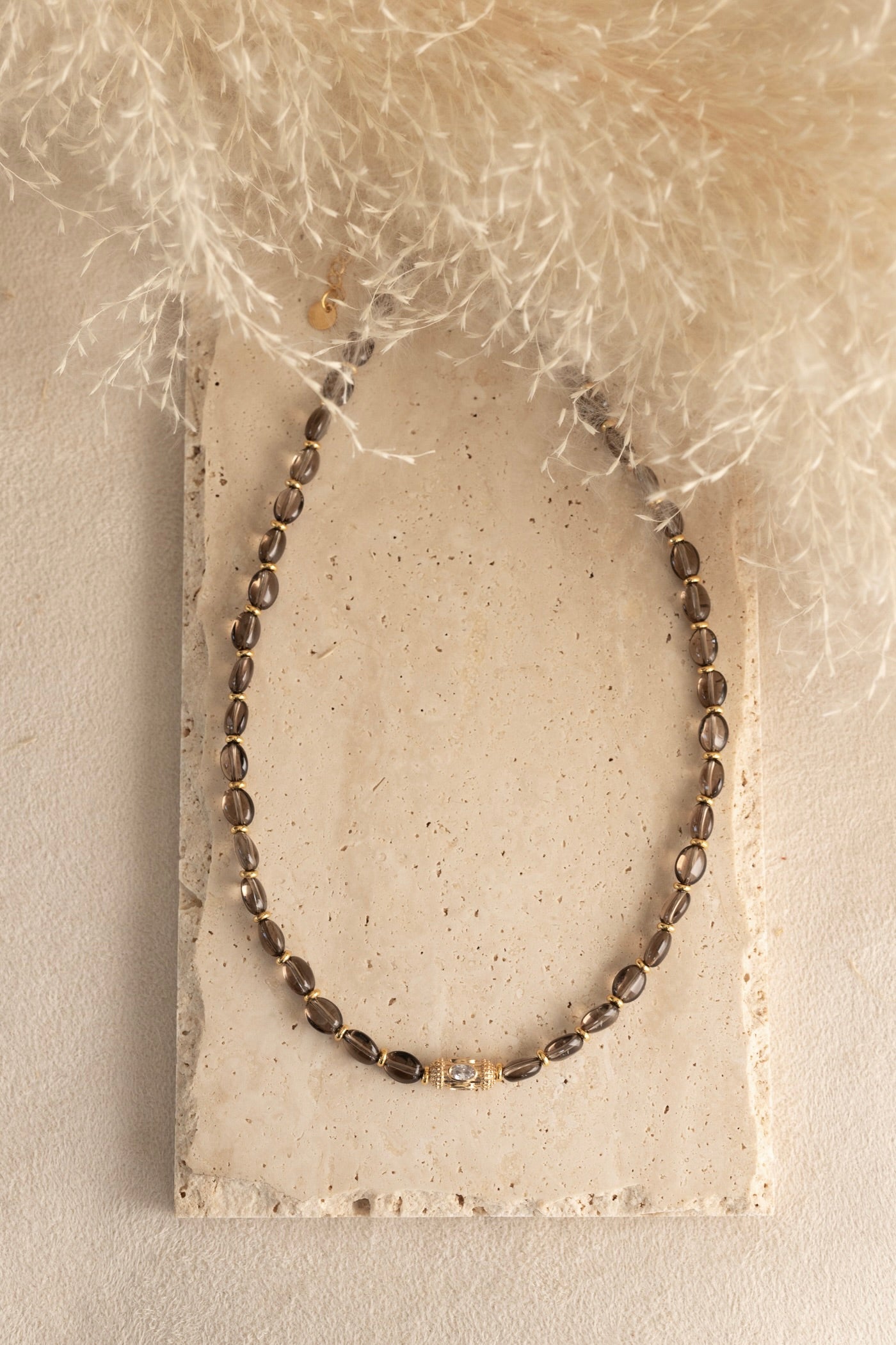 Collier Tamara quartz fumé