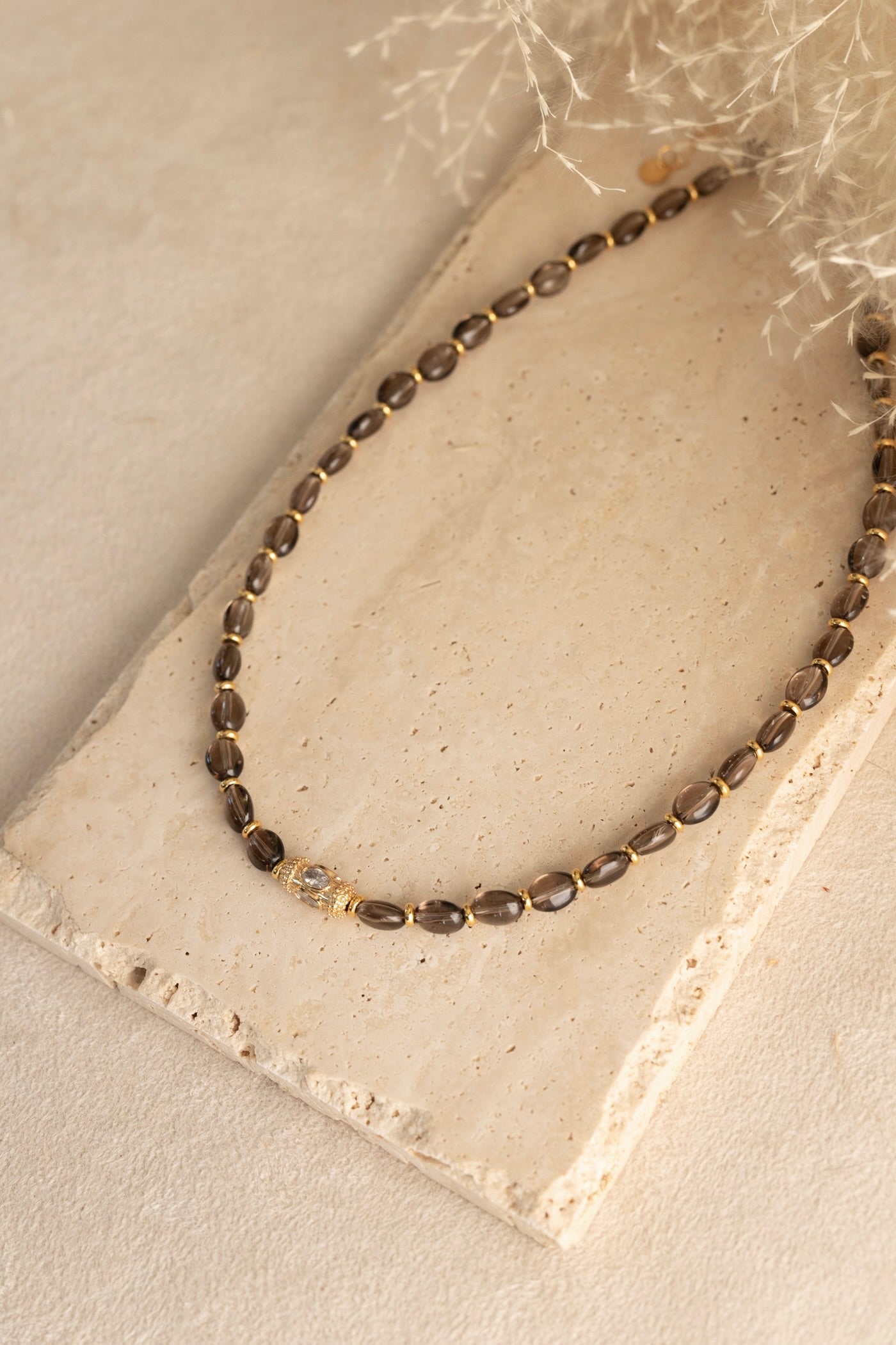 Collier Tamara quartz fumé