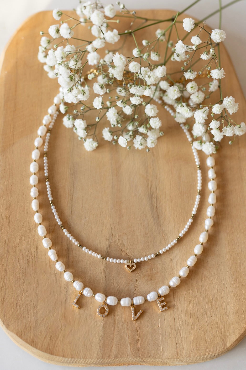 Collier perles d'eau douce Amore