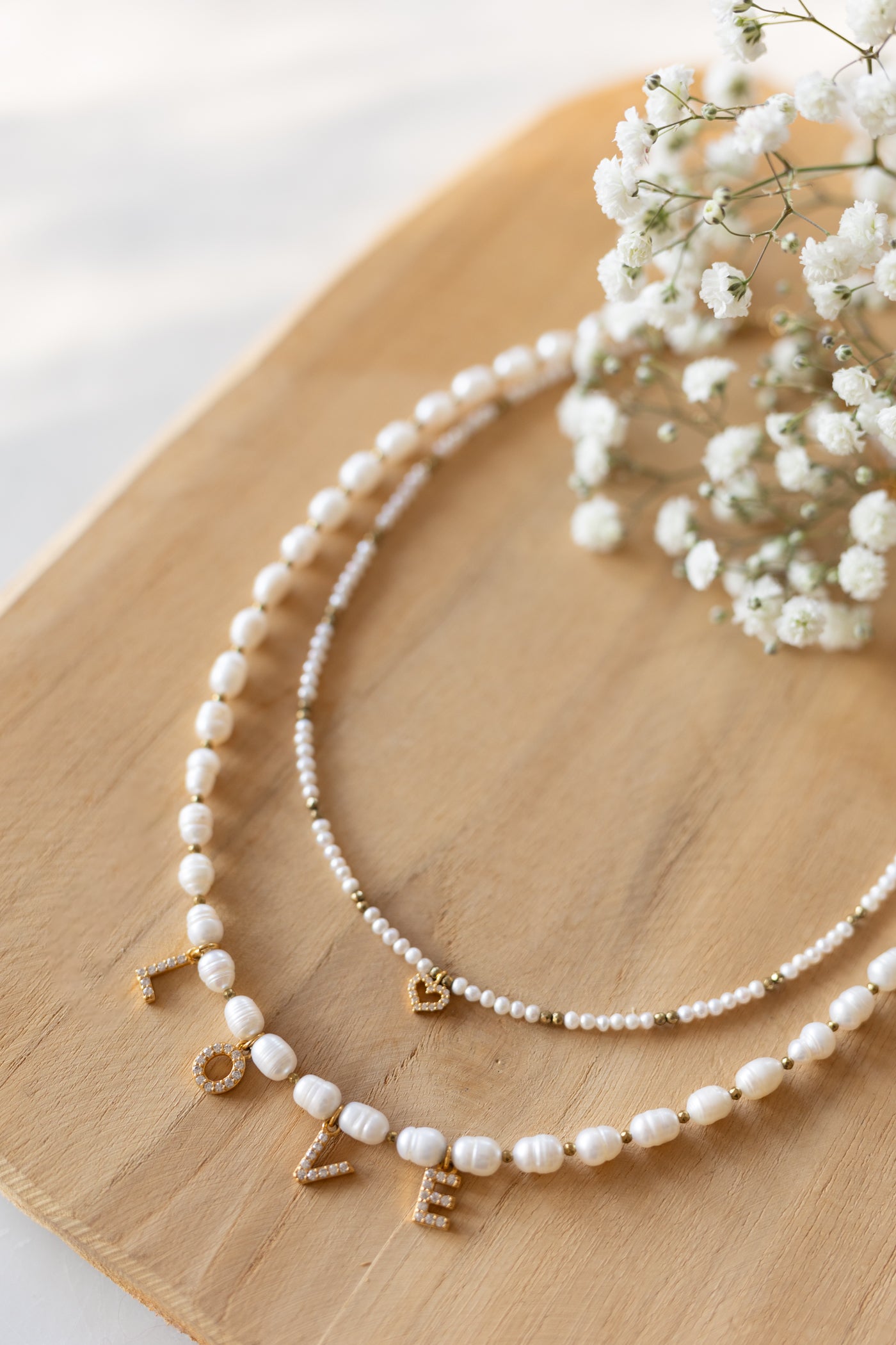 Collier perles d'eau douce Amore
