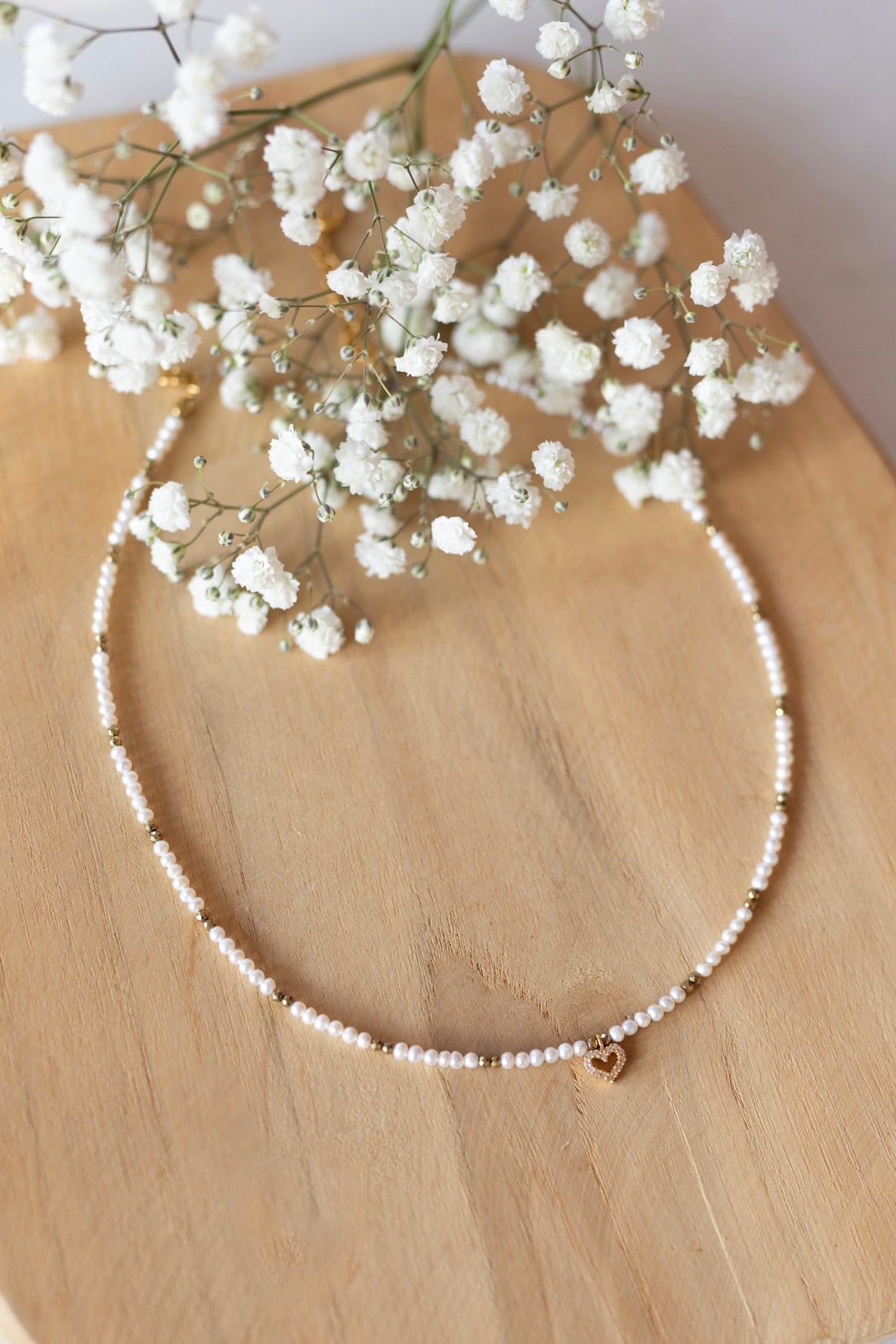 Collier perles d'eau douce Amore