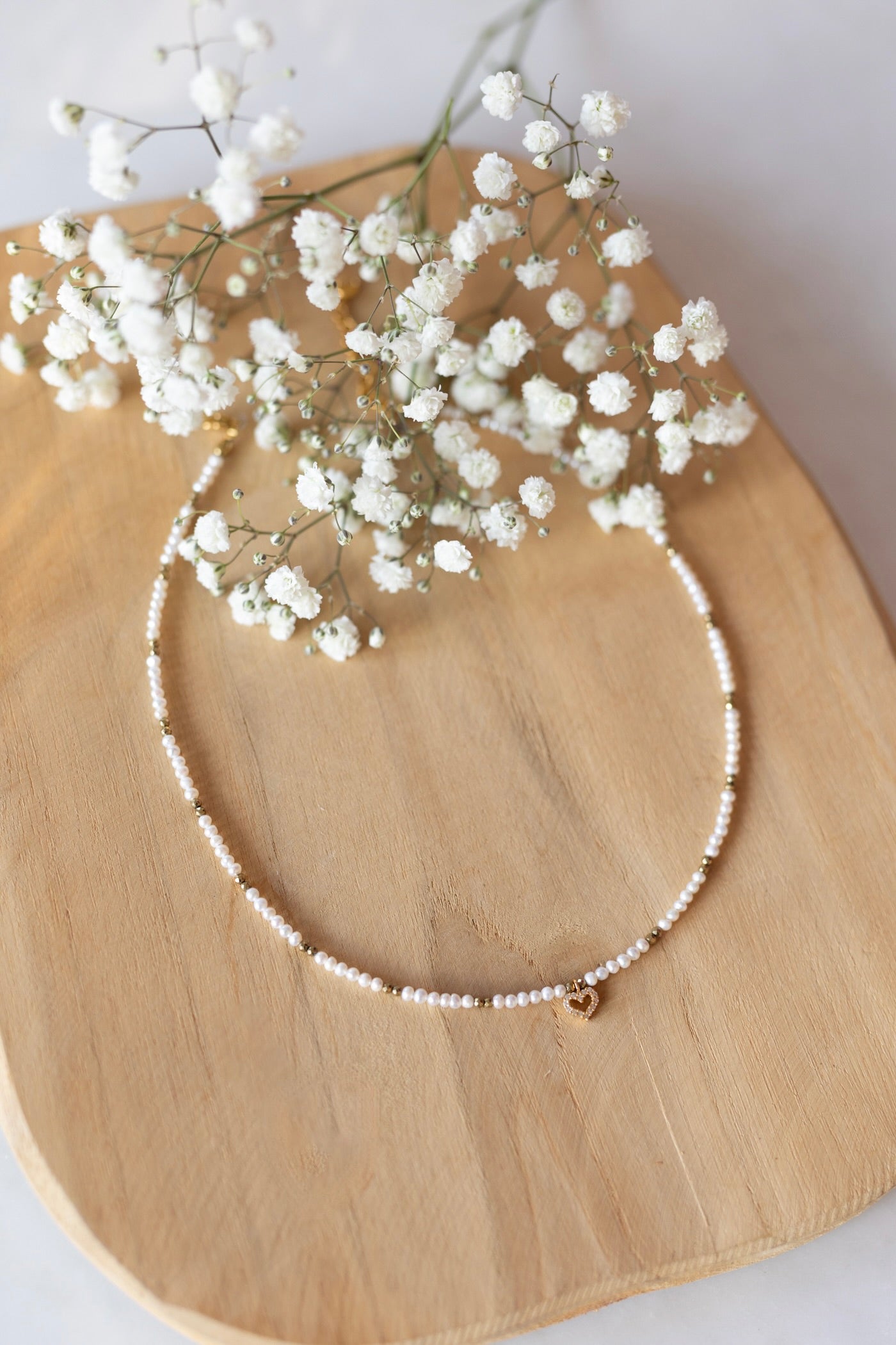 Collier perles d'eau douce Amore