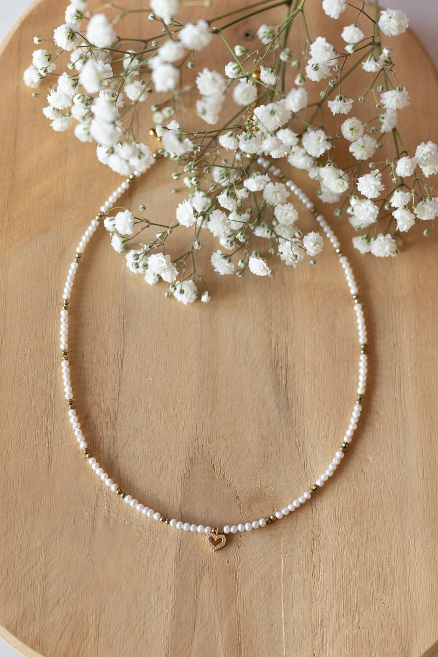 Collier perles d'eau douce Amore