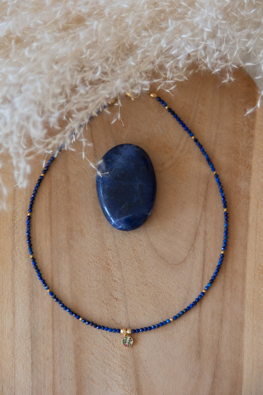 Collier Emma pierre de Lapis-Lazuli