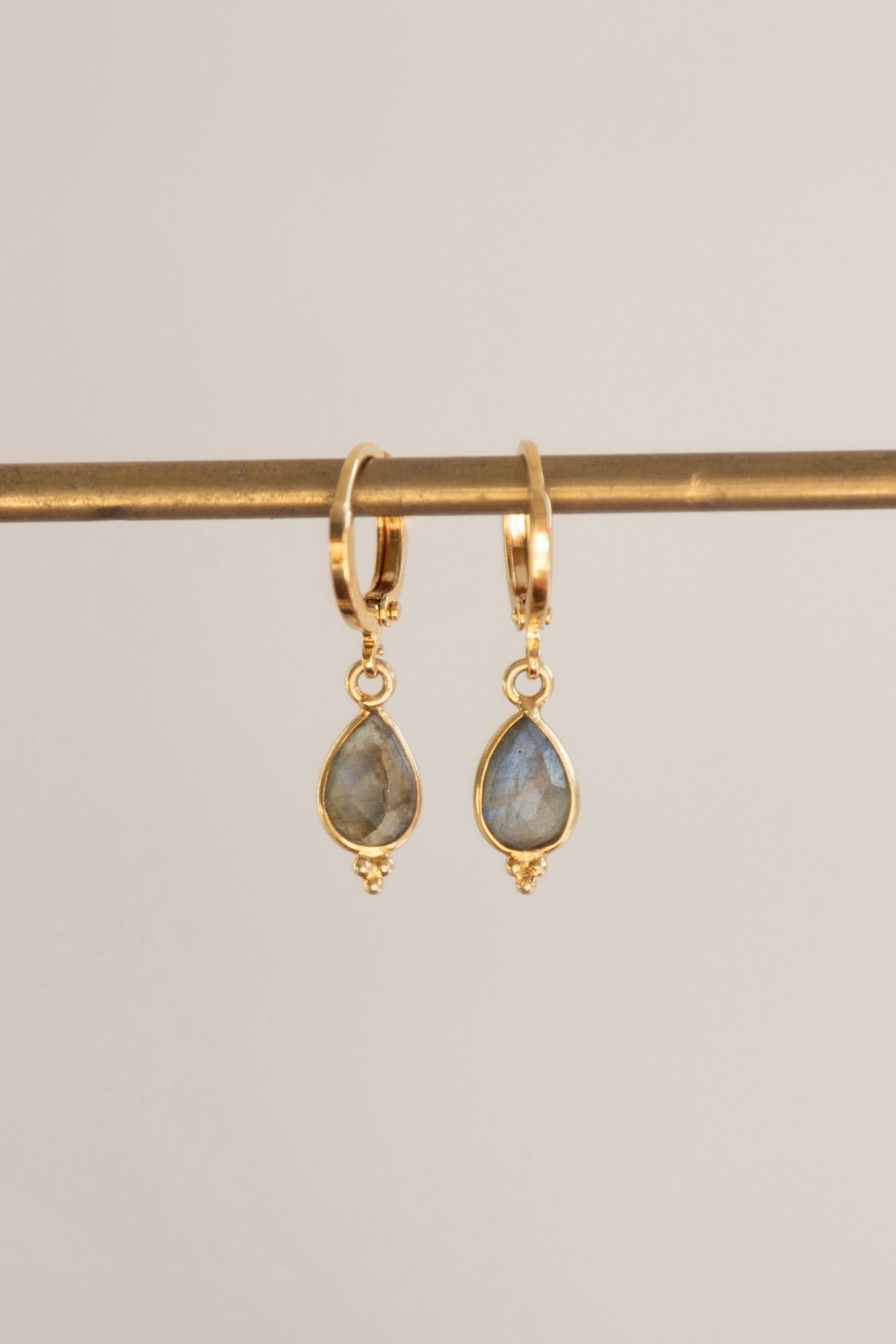 Boucles d'oreilles Milo Labradorite