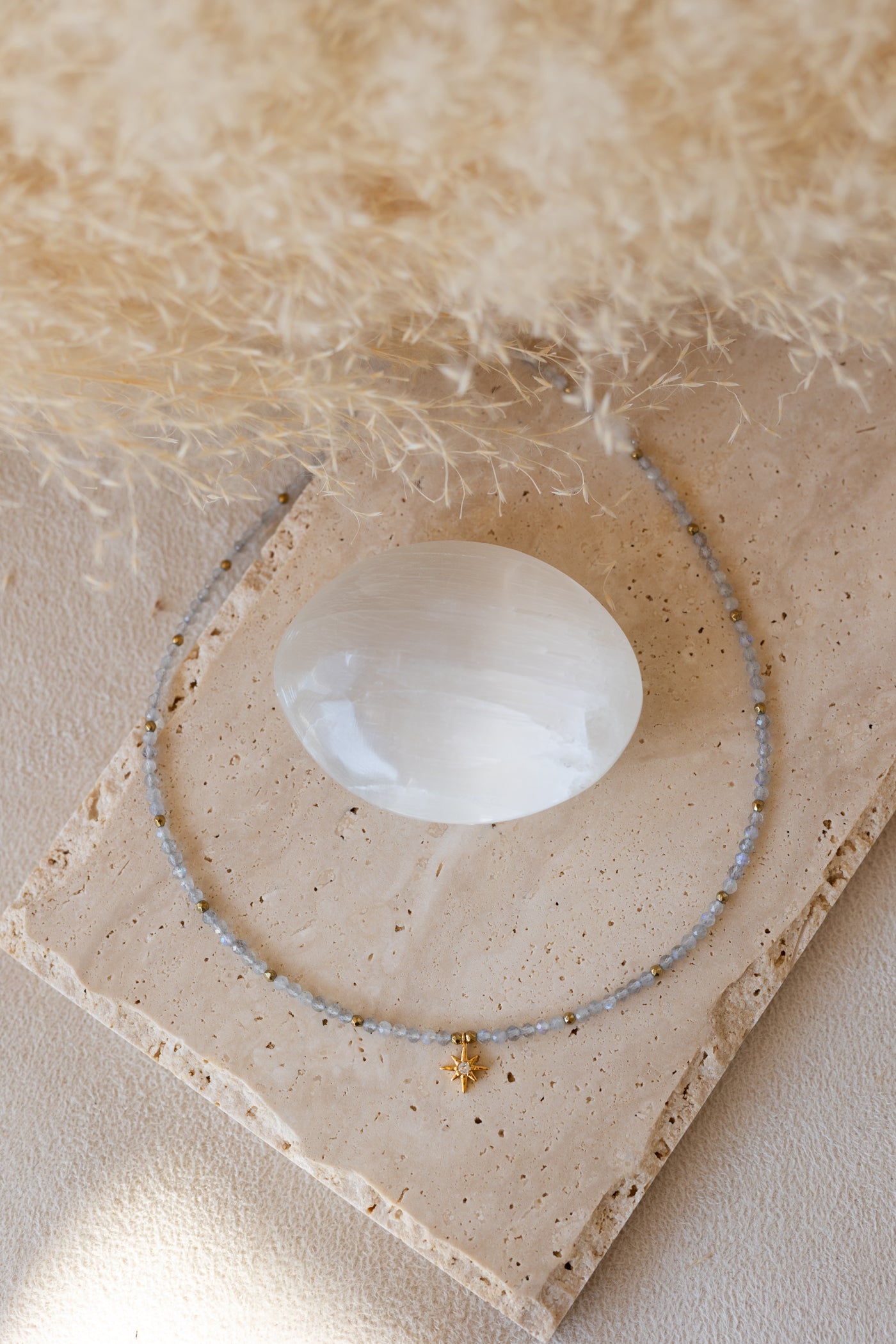 Collier Stella Labradorite Argent