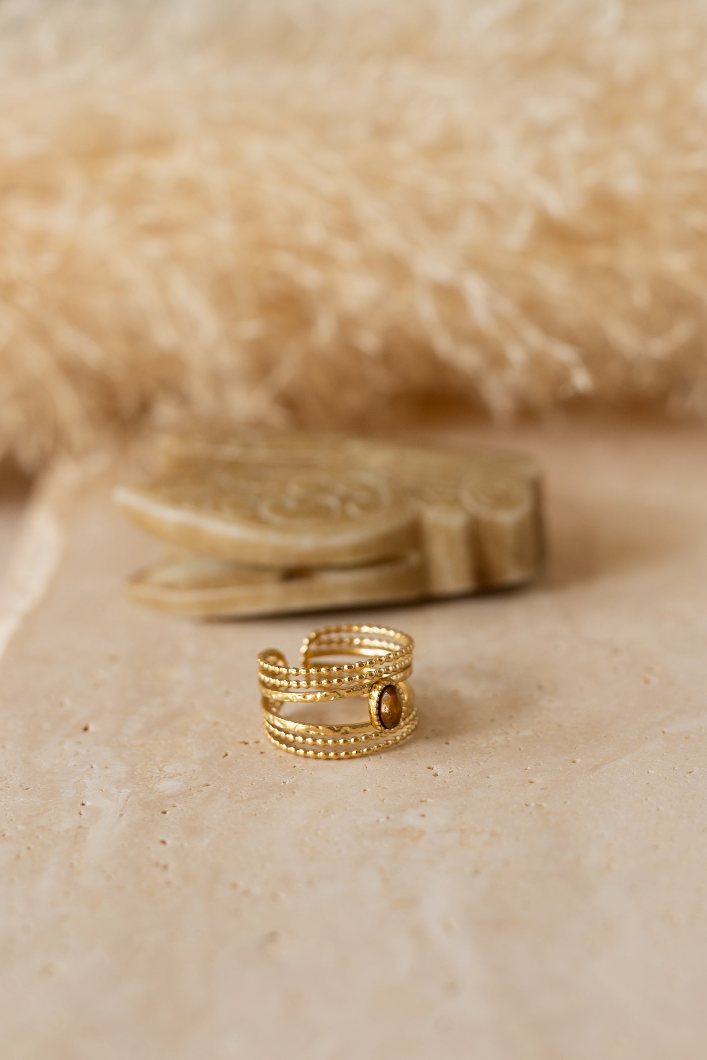 Bague Mayla oeil du tigre