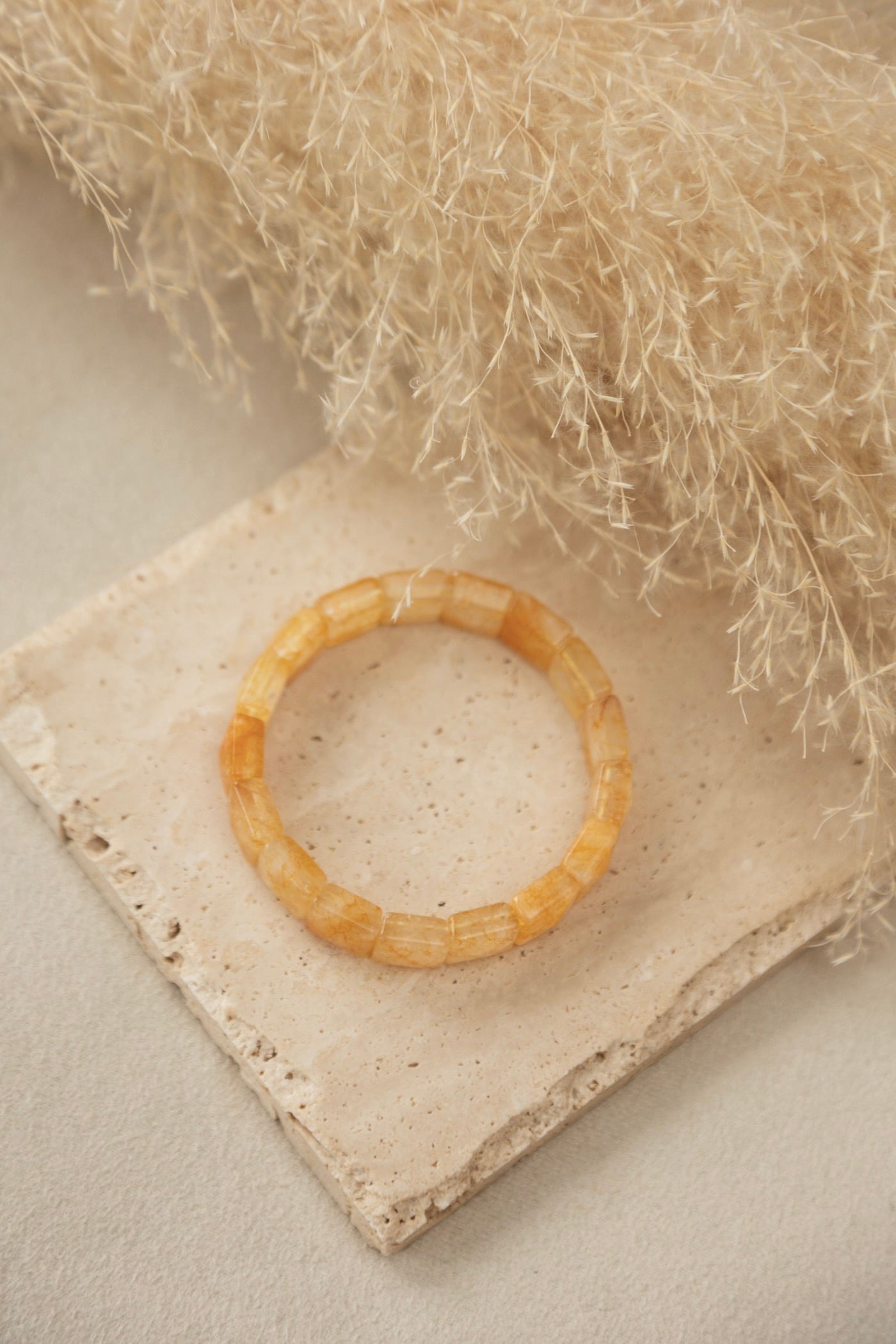 Bracelet élastique Gemme Citrine