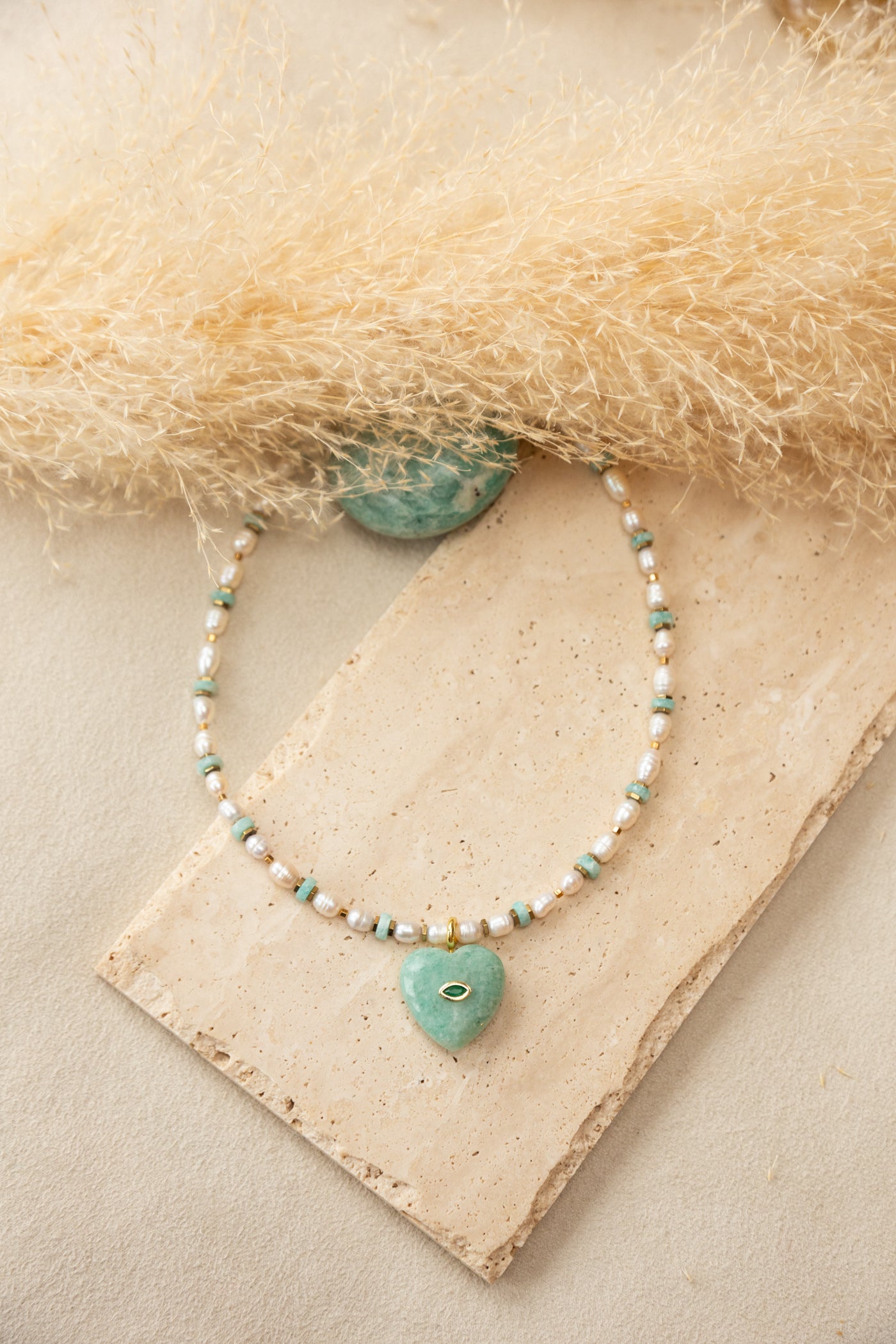 Collie Love Amazonite perles