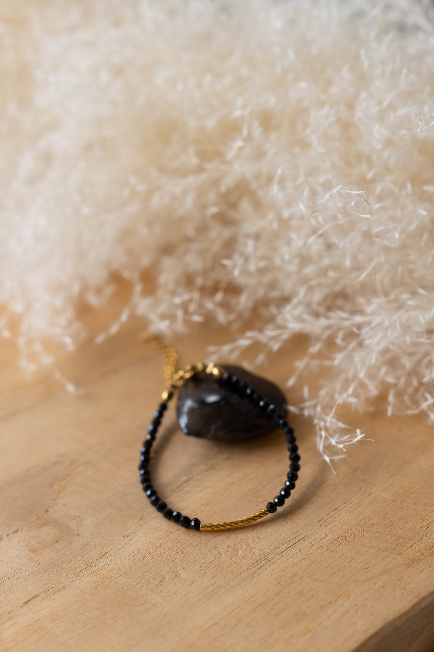 Bracelet Lou Onyx noir