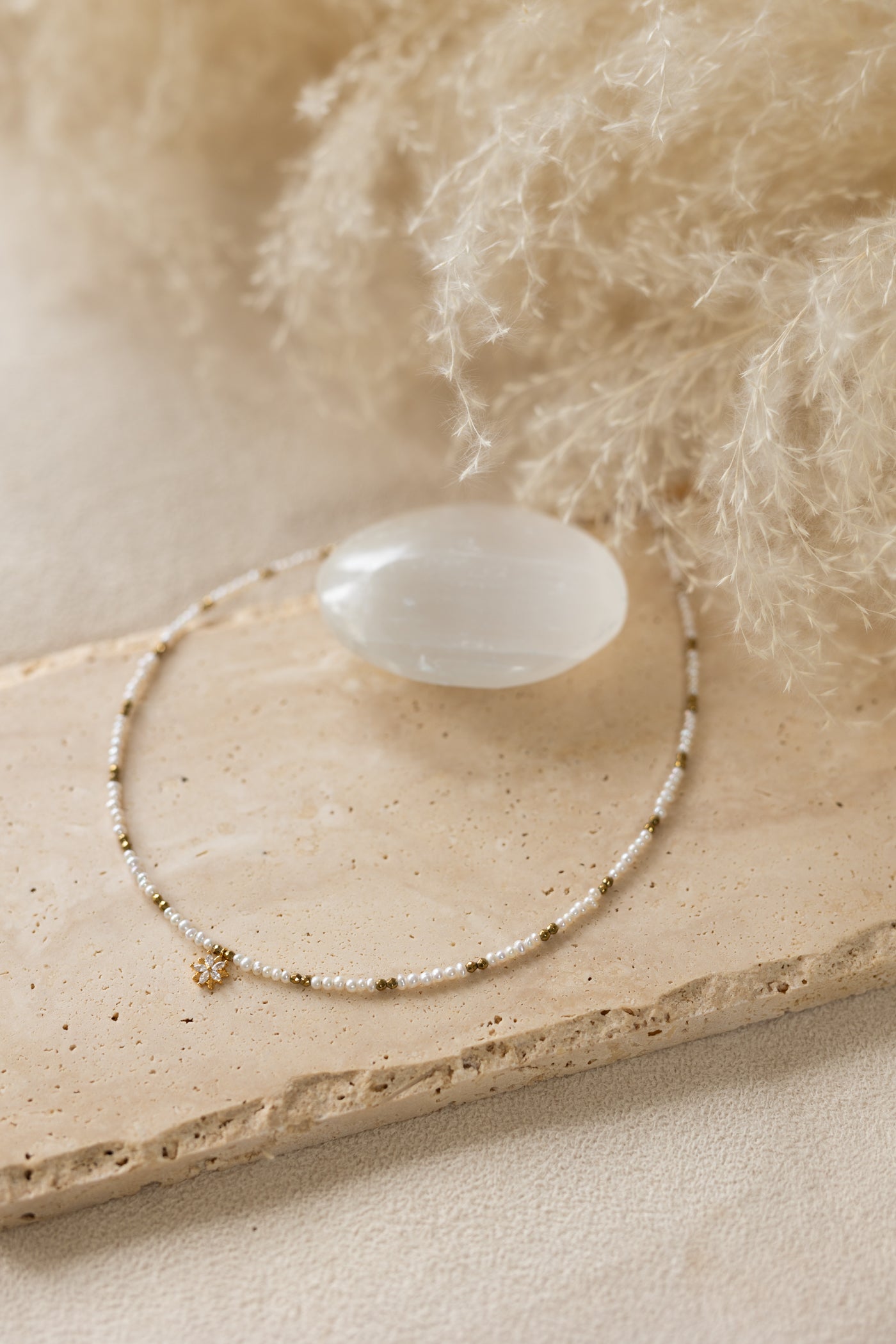Collier Dalia en perles d'eau douce