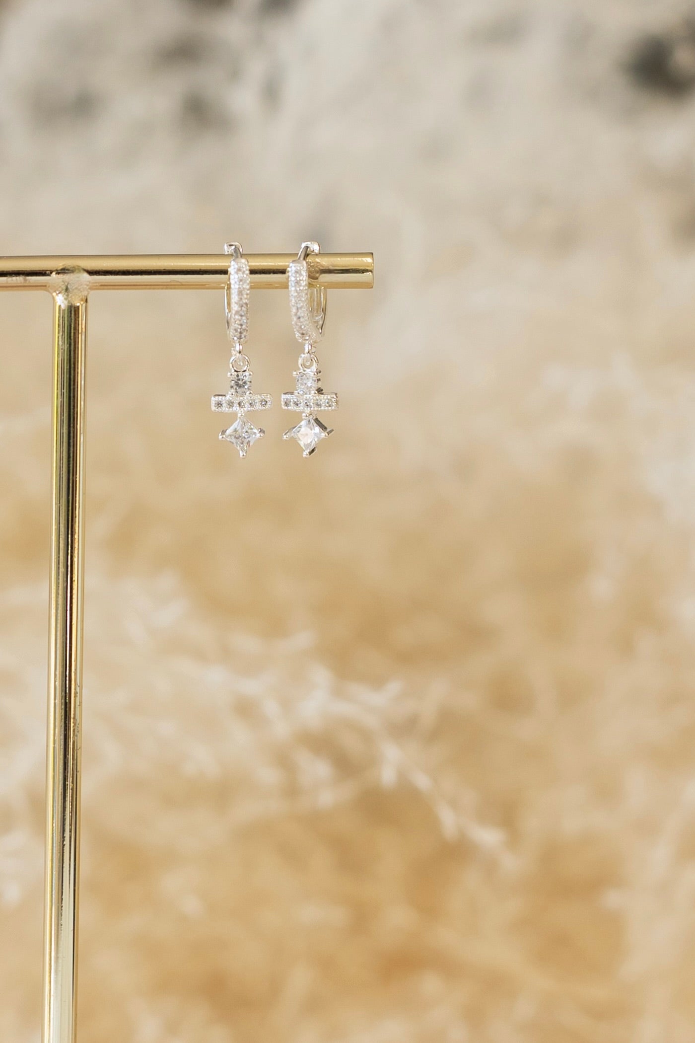 Boucle d'oreille Delf argent