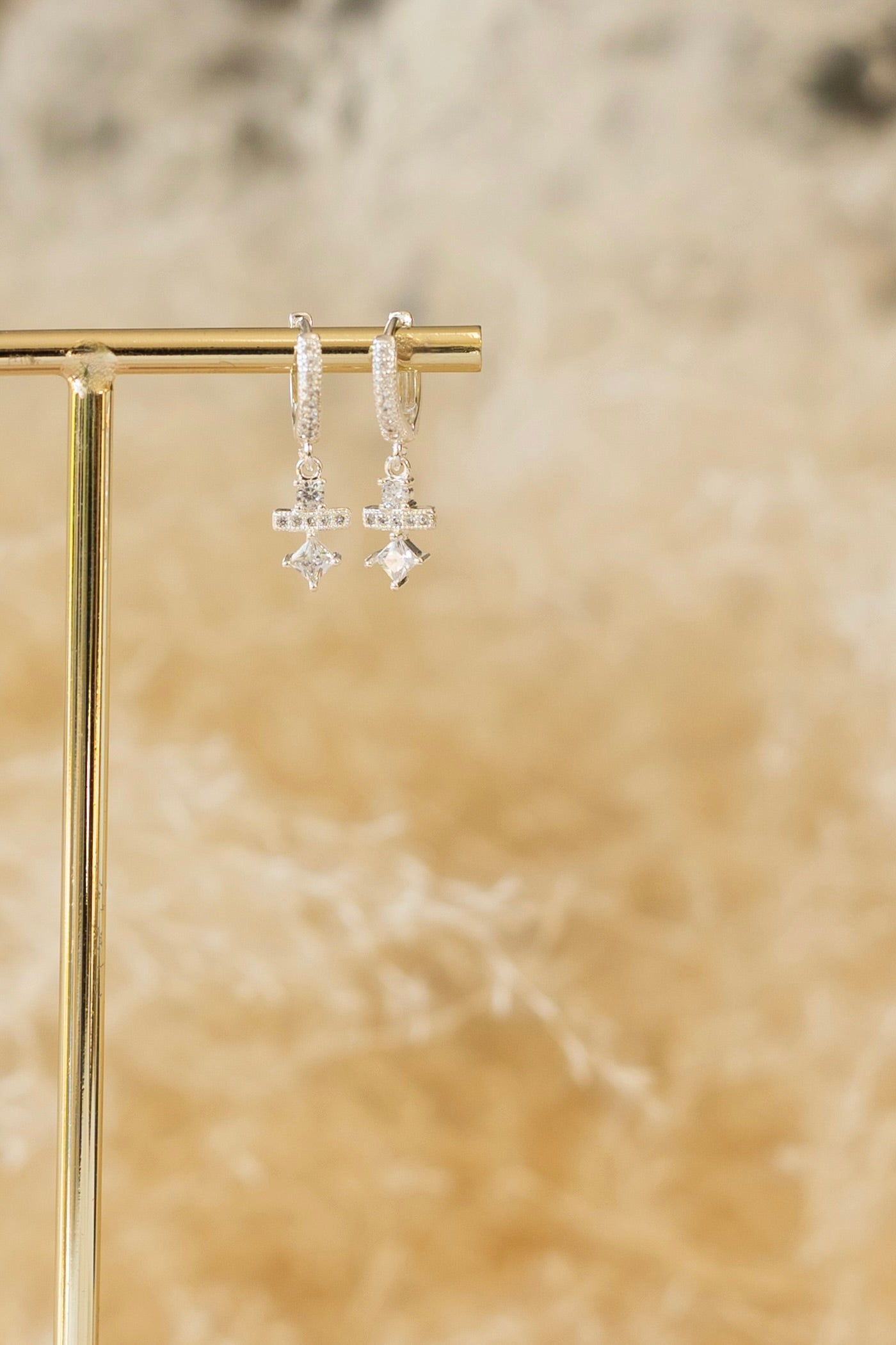 Boucle d'oreille Delf argent