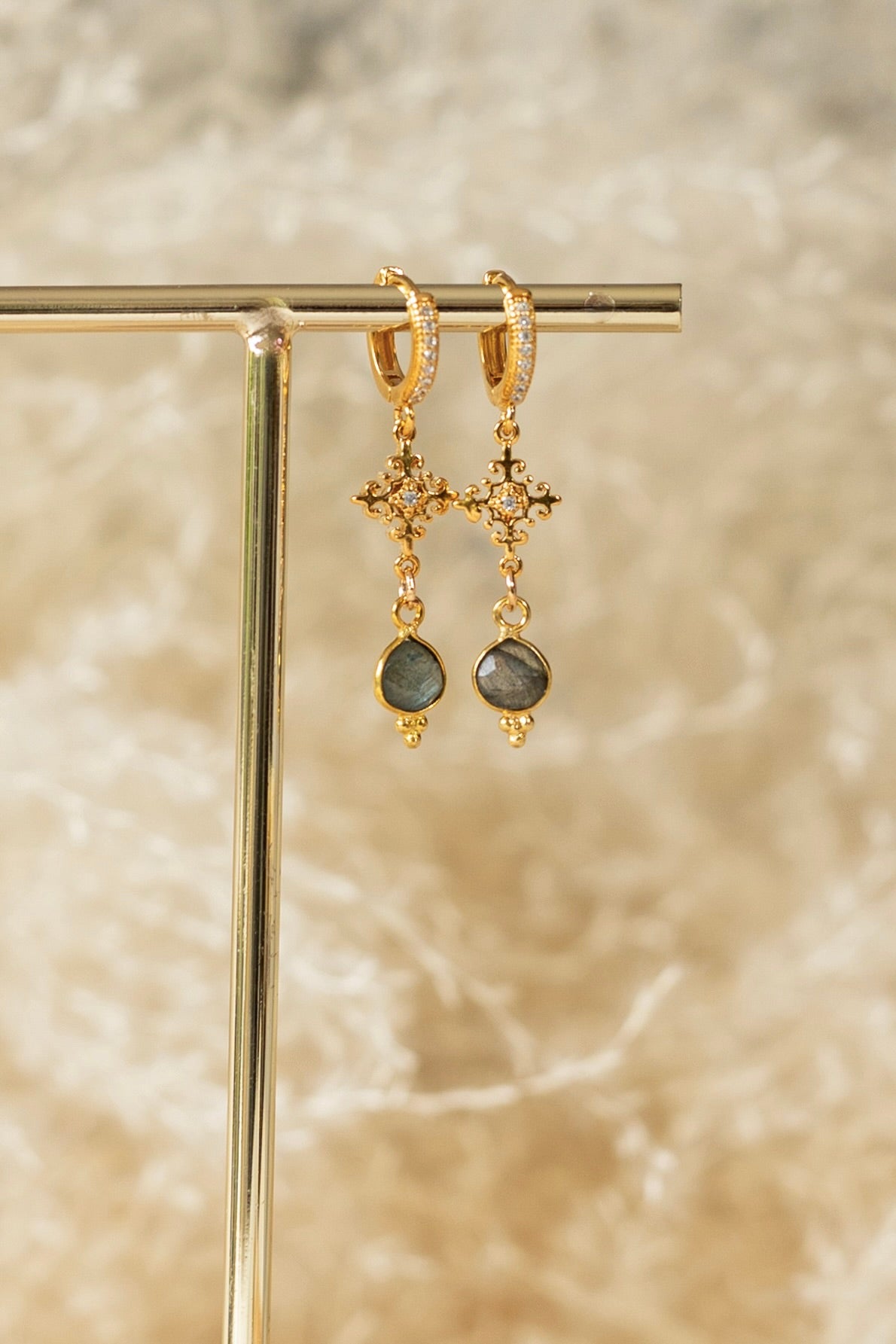 Boucles d'oreilles Tessa Labradorite