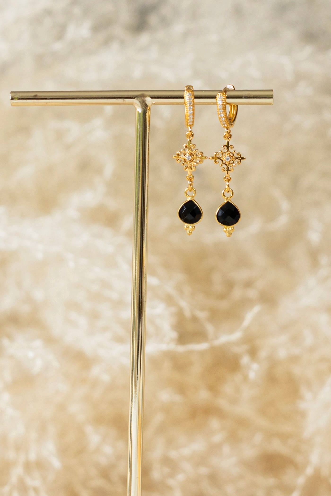 Boucles d'oreilles Tessa Onyx