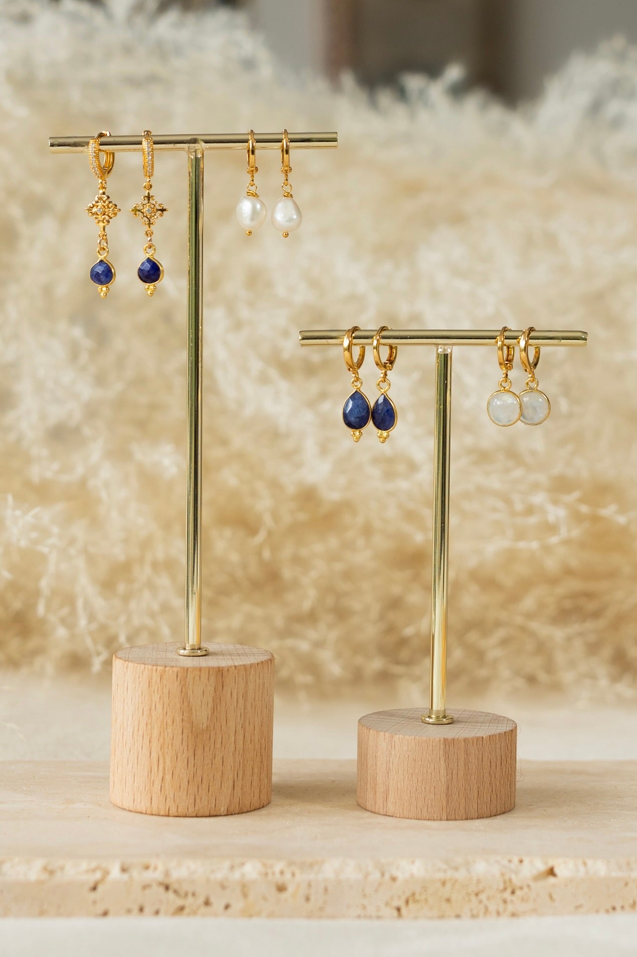 Boucles d'oreilles Tessa Lapis-Lazuli