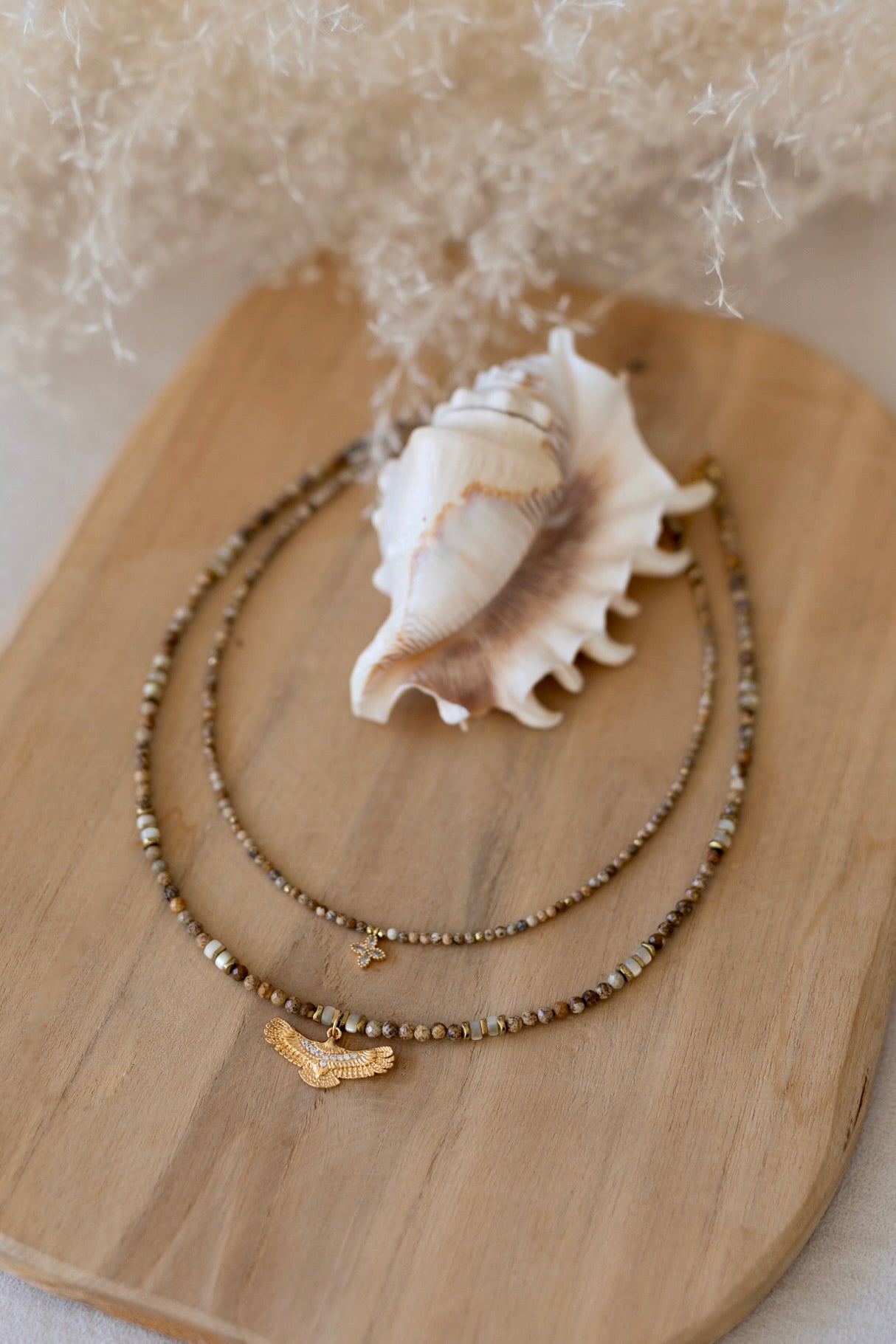 Collier Aguila Jaspe paysage