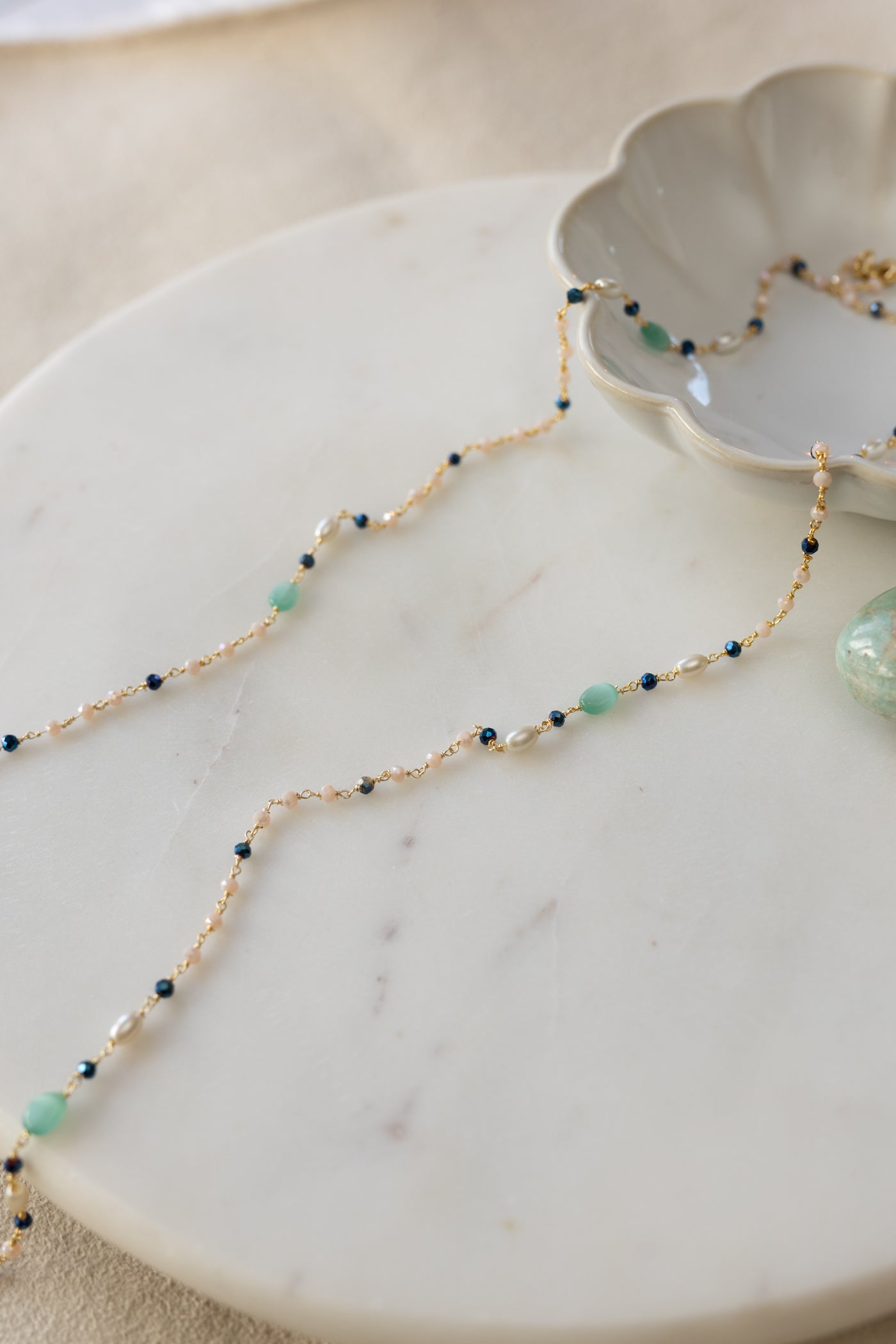 Sautoir Béa bleu aventurine