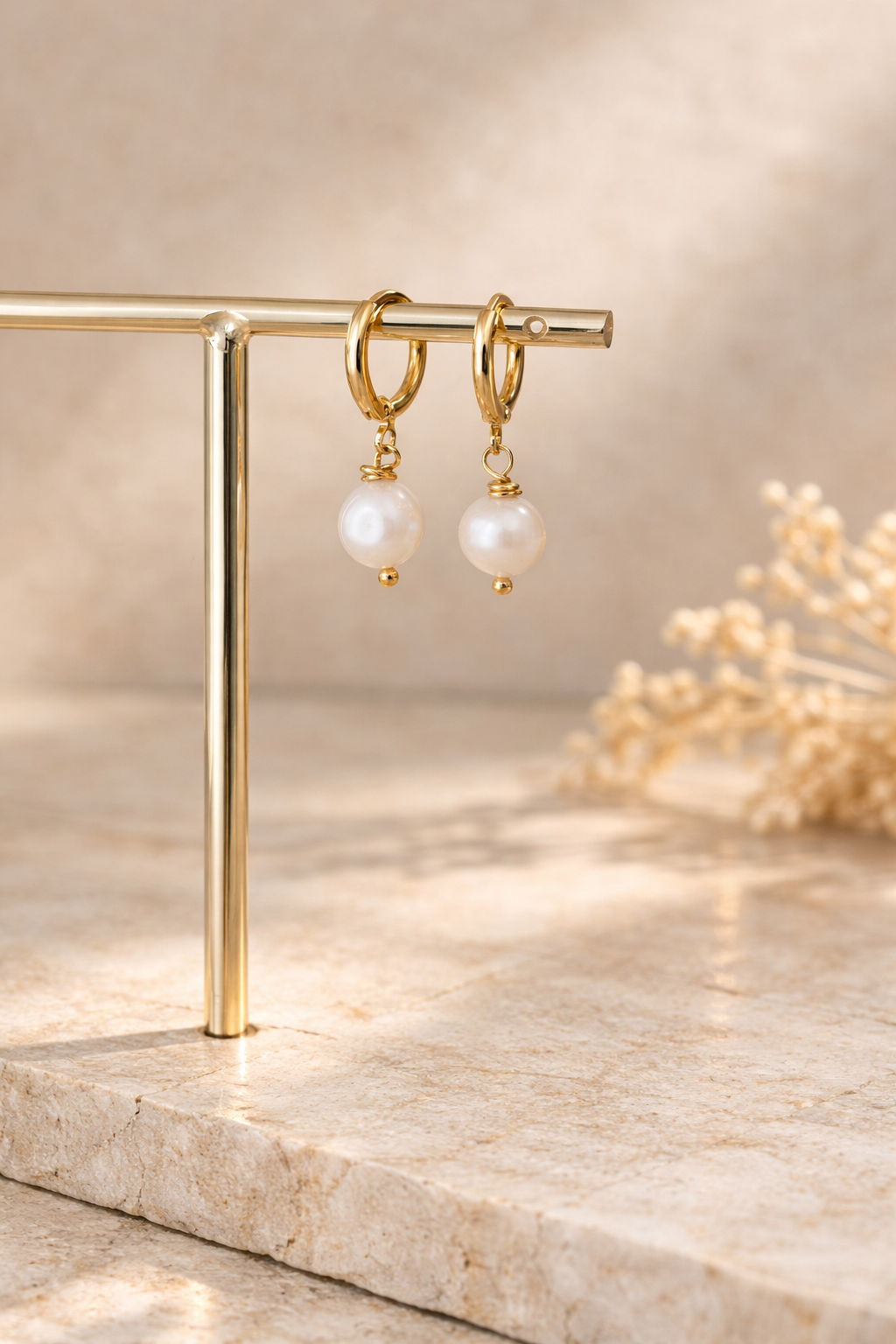 Boucles d'oreilles Pearl perles d'eau douce