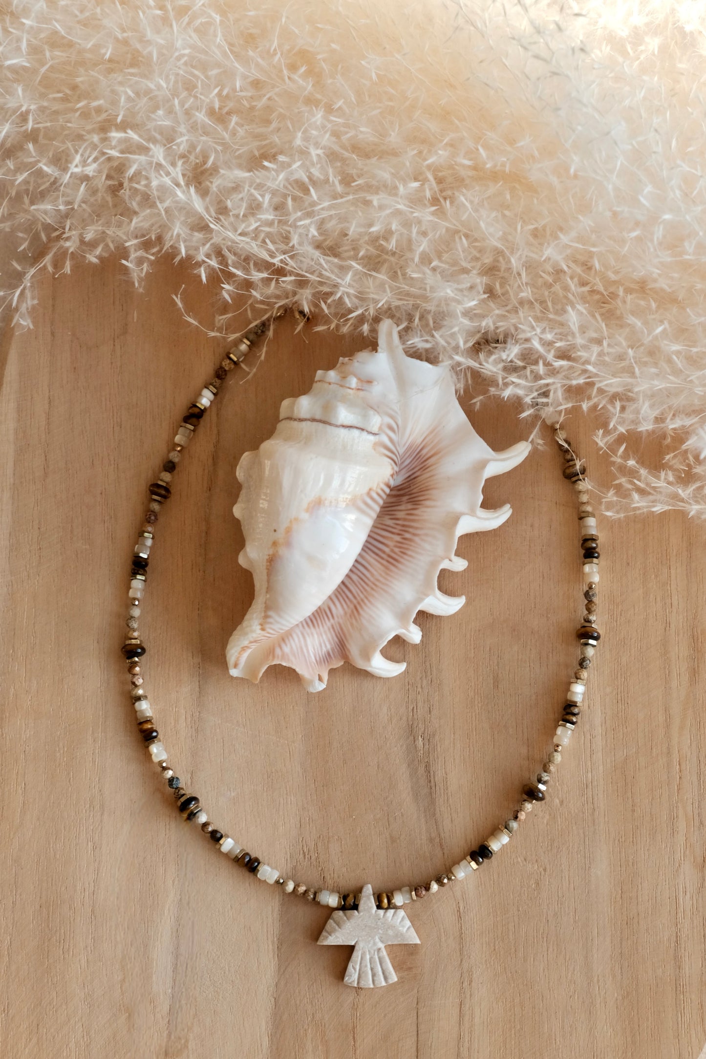 Collier Hope Jaspe Paysage pierres fines