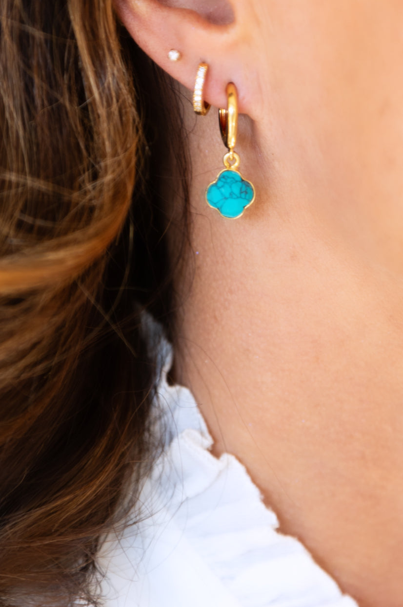 Boucles d'oreilles Chance Turquoise