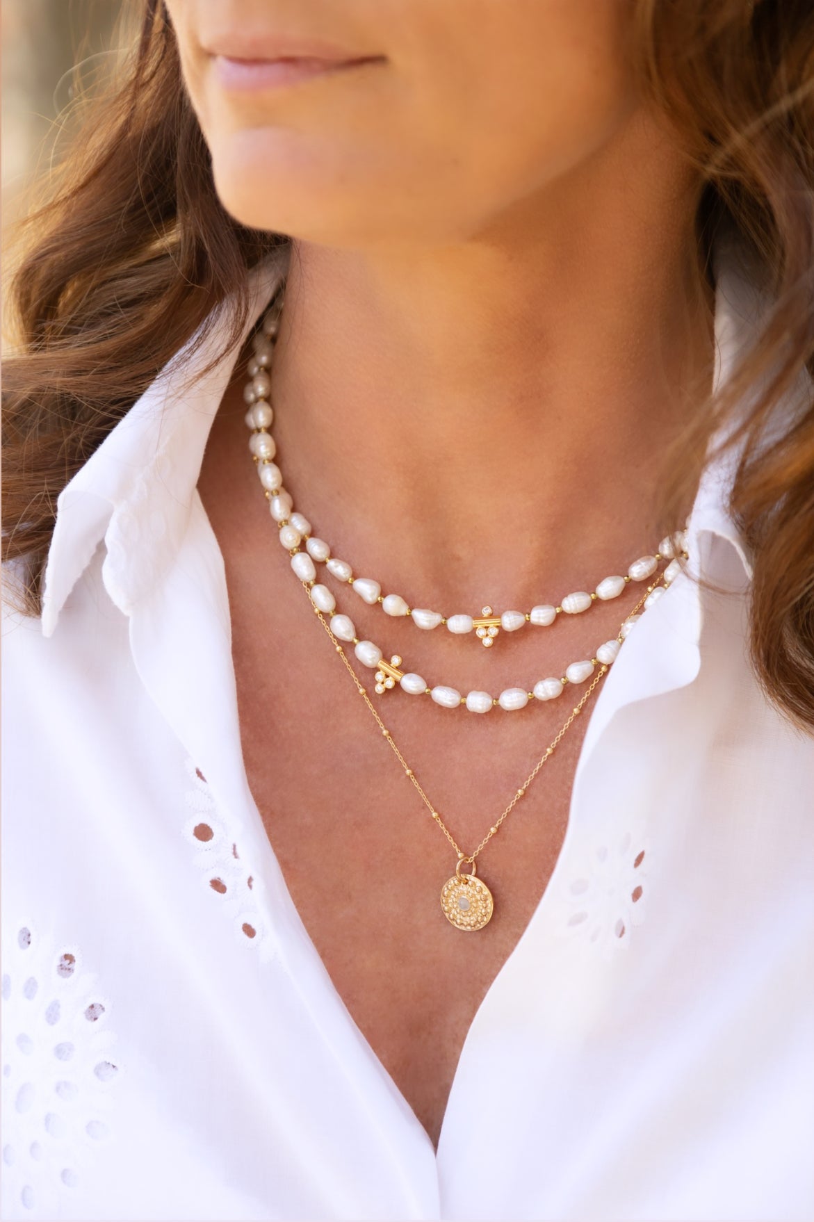 Collier Constance en perles d'eau douce