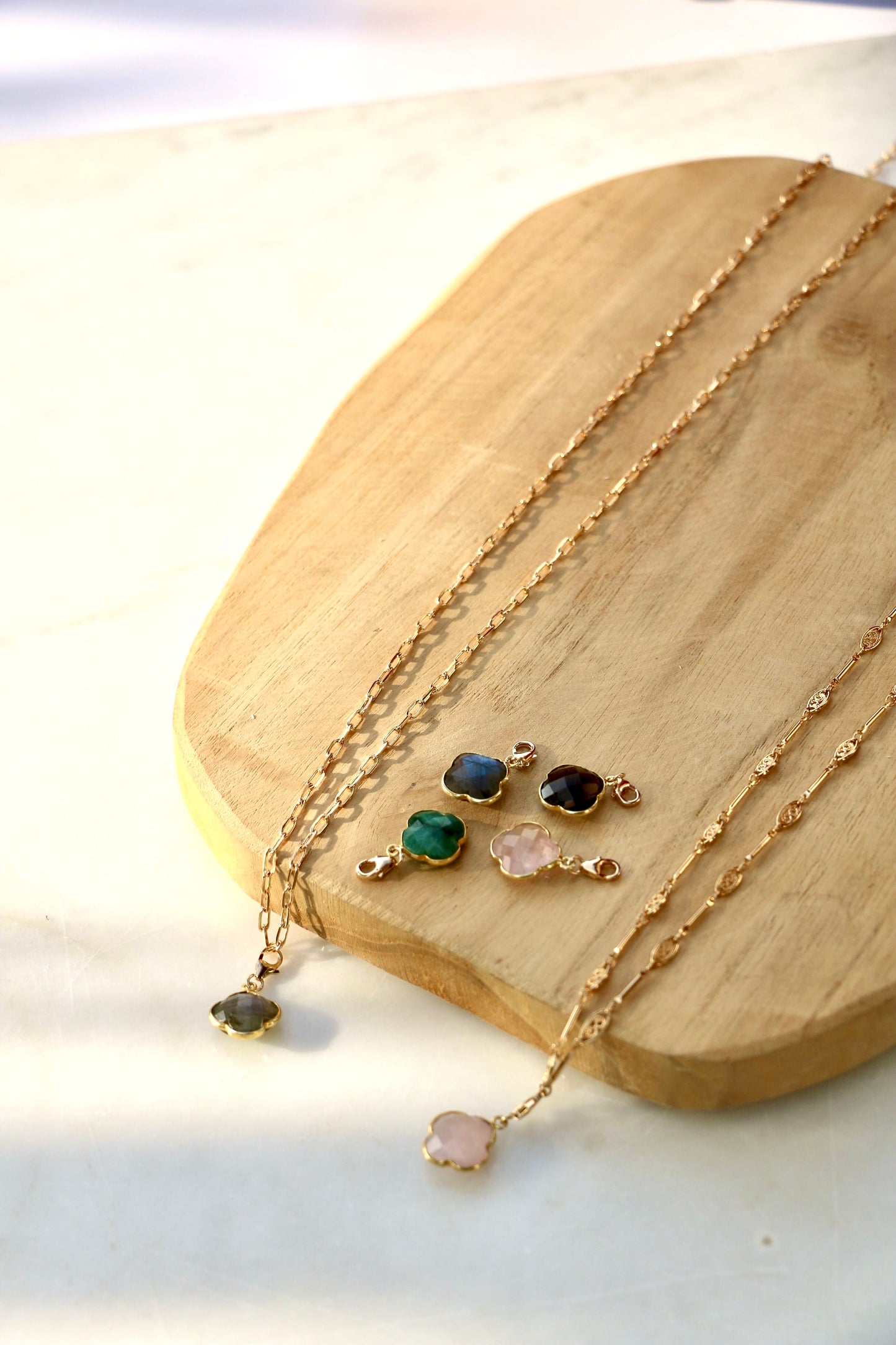 Pendentif Chance pierre de Labradorite