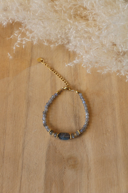 Bracelet Nell en pierre de Labradorite