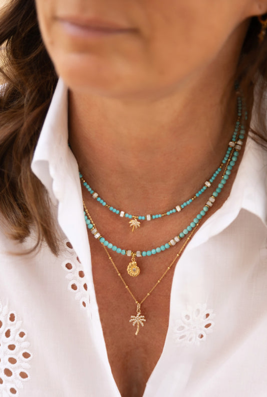 Collier Maori turquoise