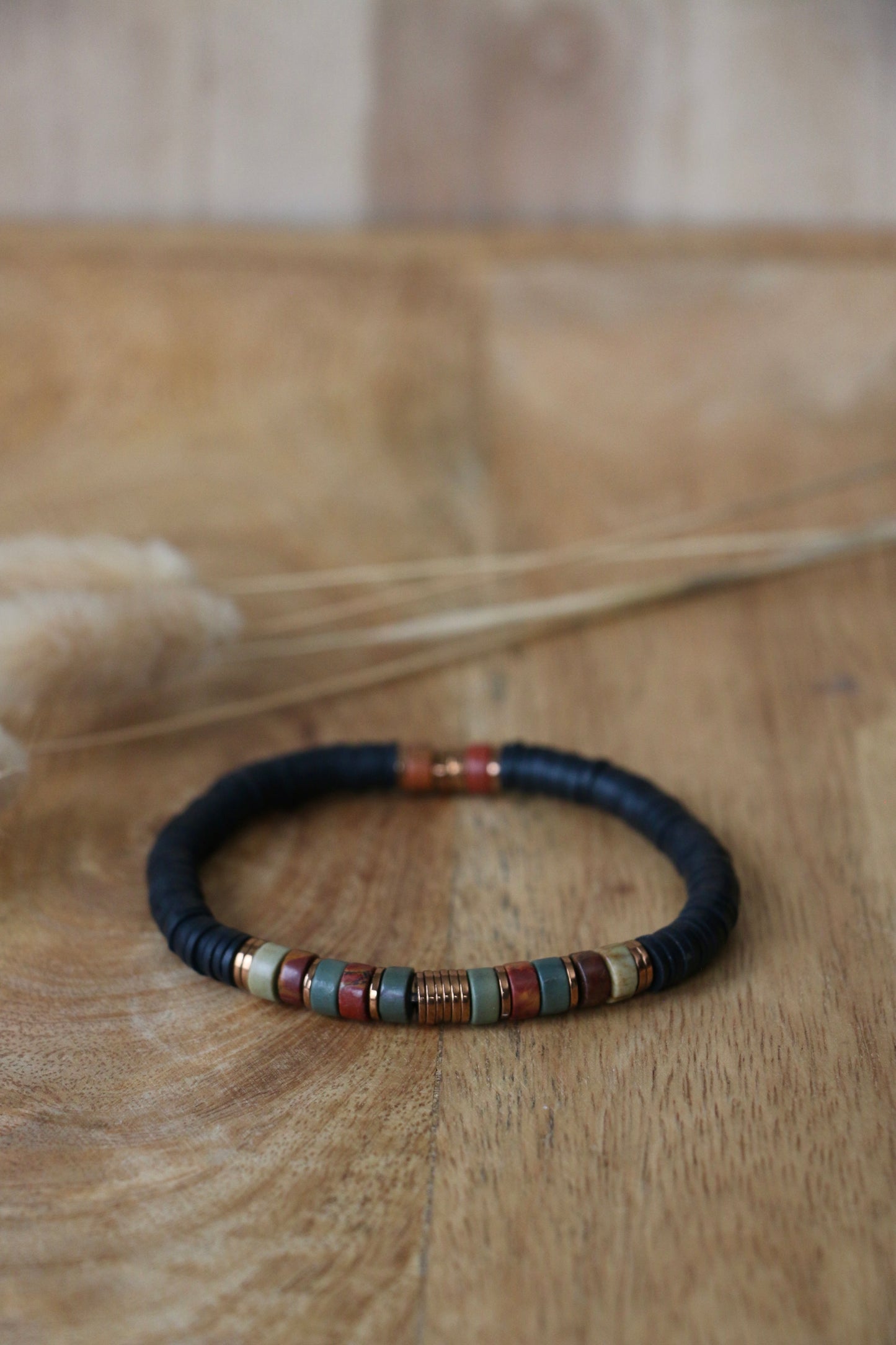 Bracelet homme jaspe paysage
