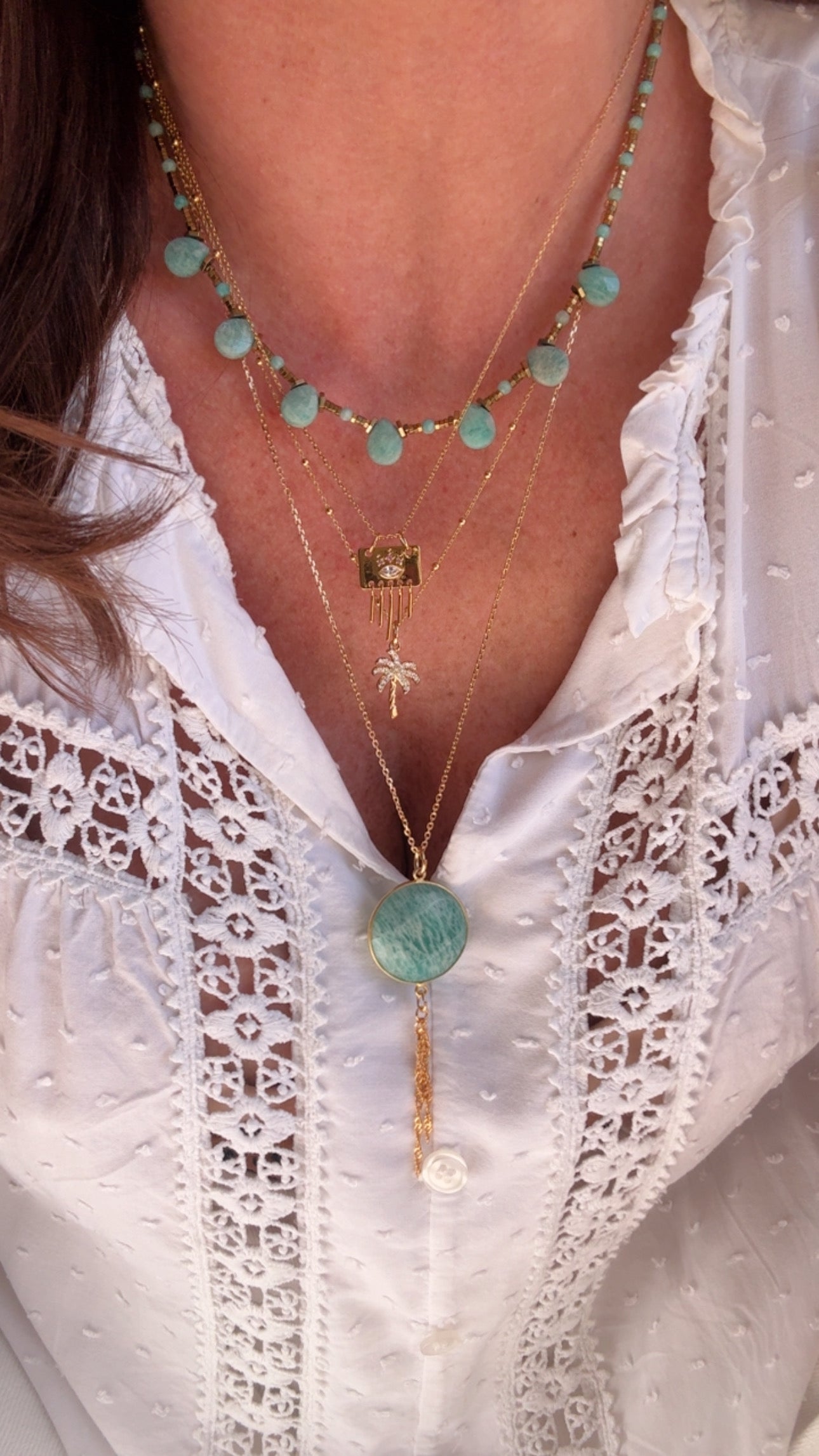 Collier Sophia Amazonite