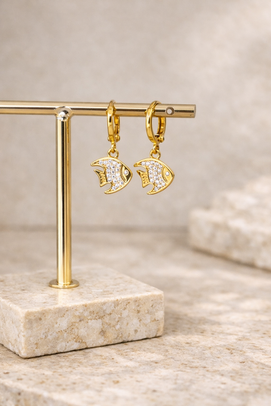 Boucle d'oreille Fish