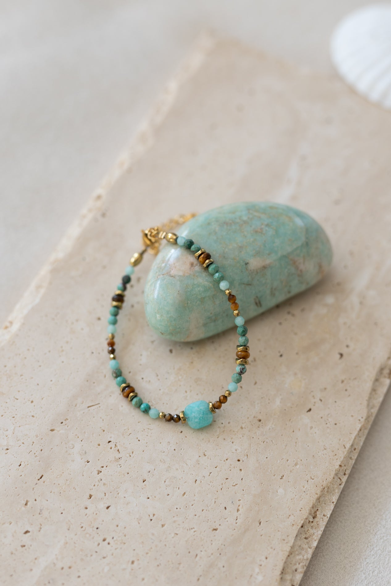 Bracelet Tiaré en pierres naturelles