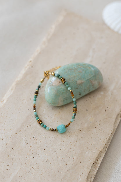 Bracelet Tiaré en pierres naturelles