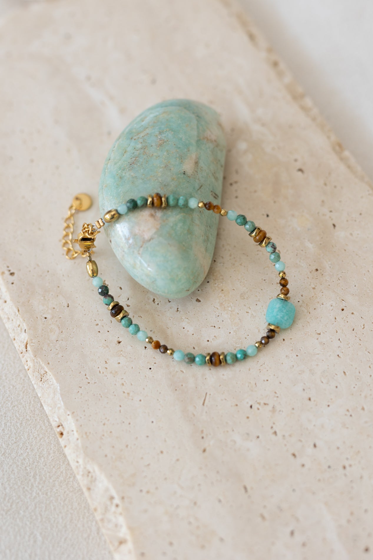 Bracelet Tiaré en pierres naturelles