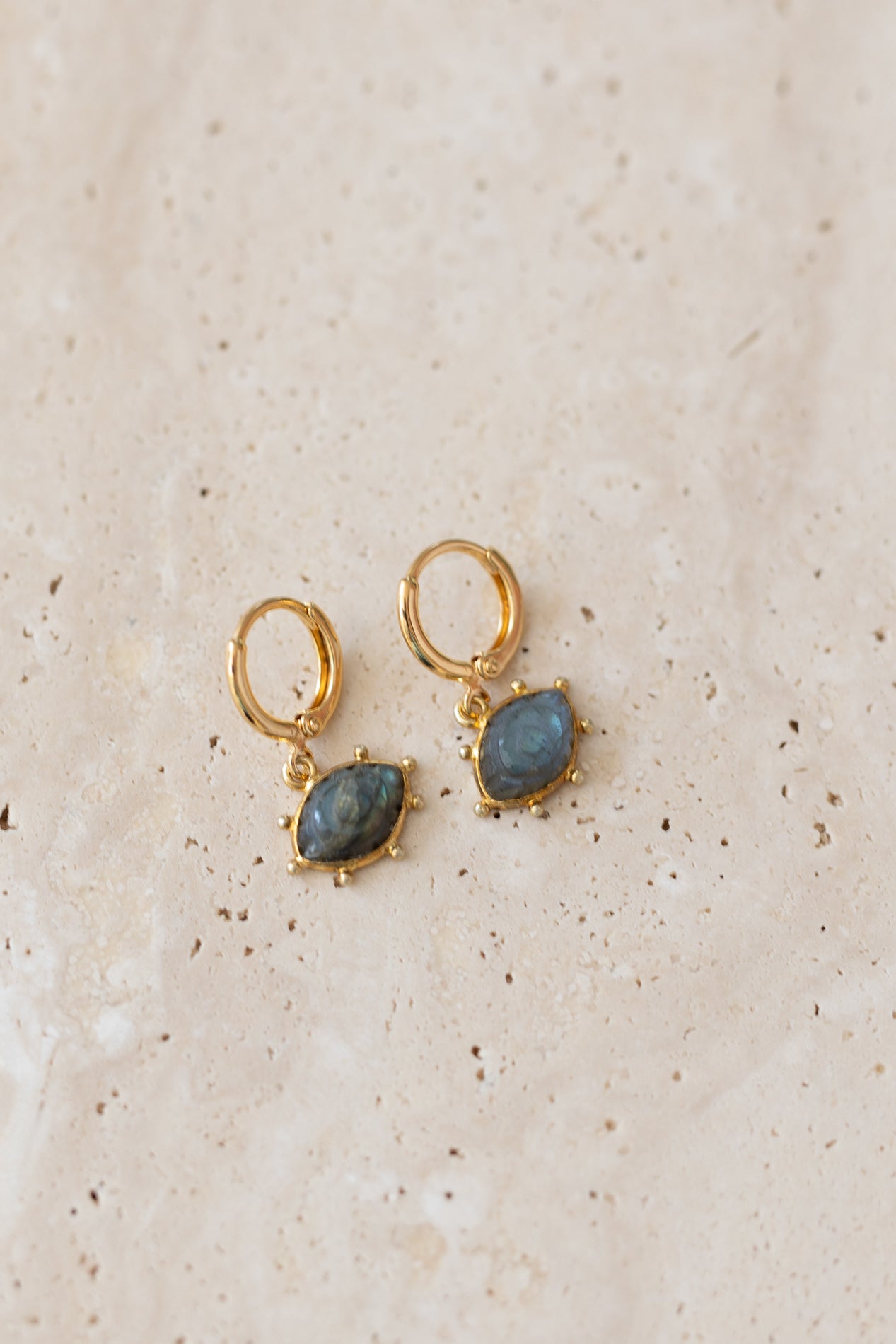 Boucles d'oreilles Zia  Labradorite