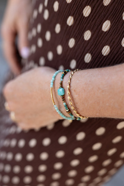 Bracelet Tiaré en pierres naturelles