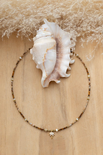 Collier Palmier Jaspe
