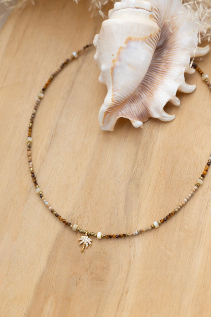 Collier Palmier Jaspe