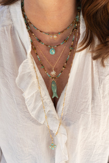 Collier Aria amazonite