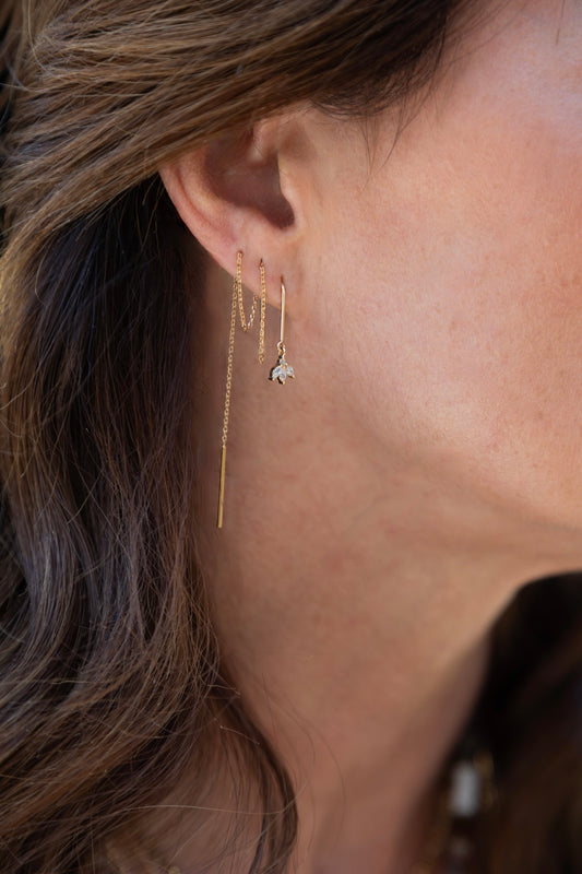 Boucle d'oreille Flore