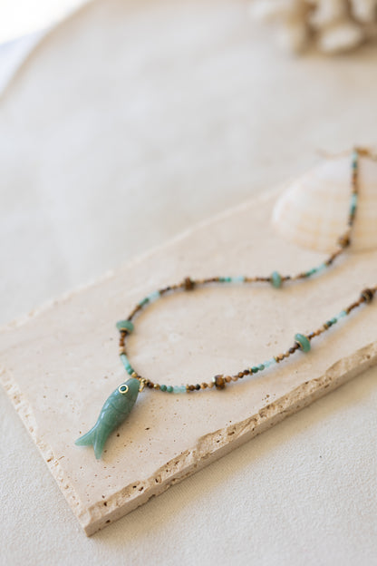Collier Aria amazonite