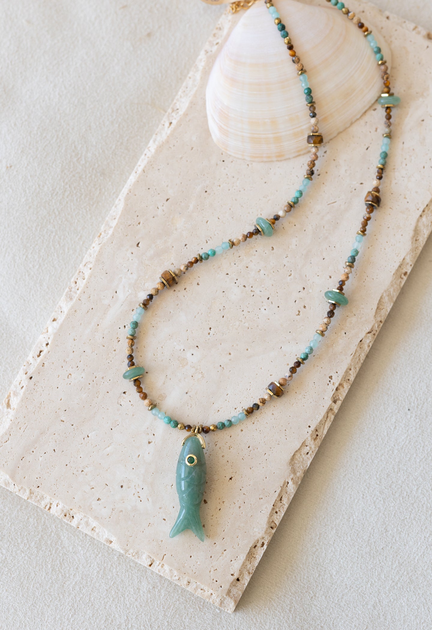 Collier Aria amazonite