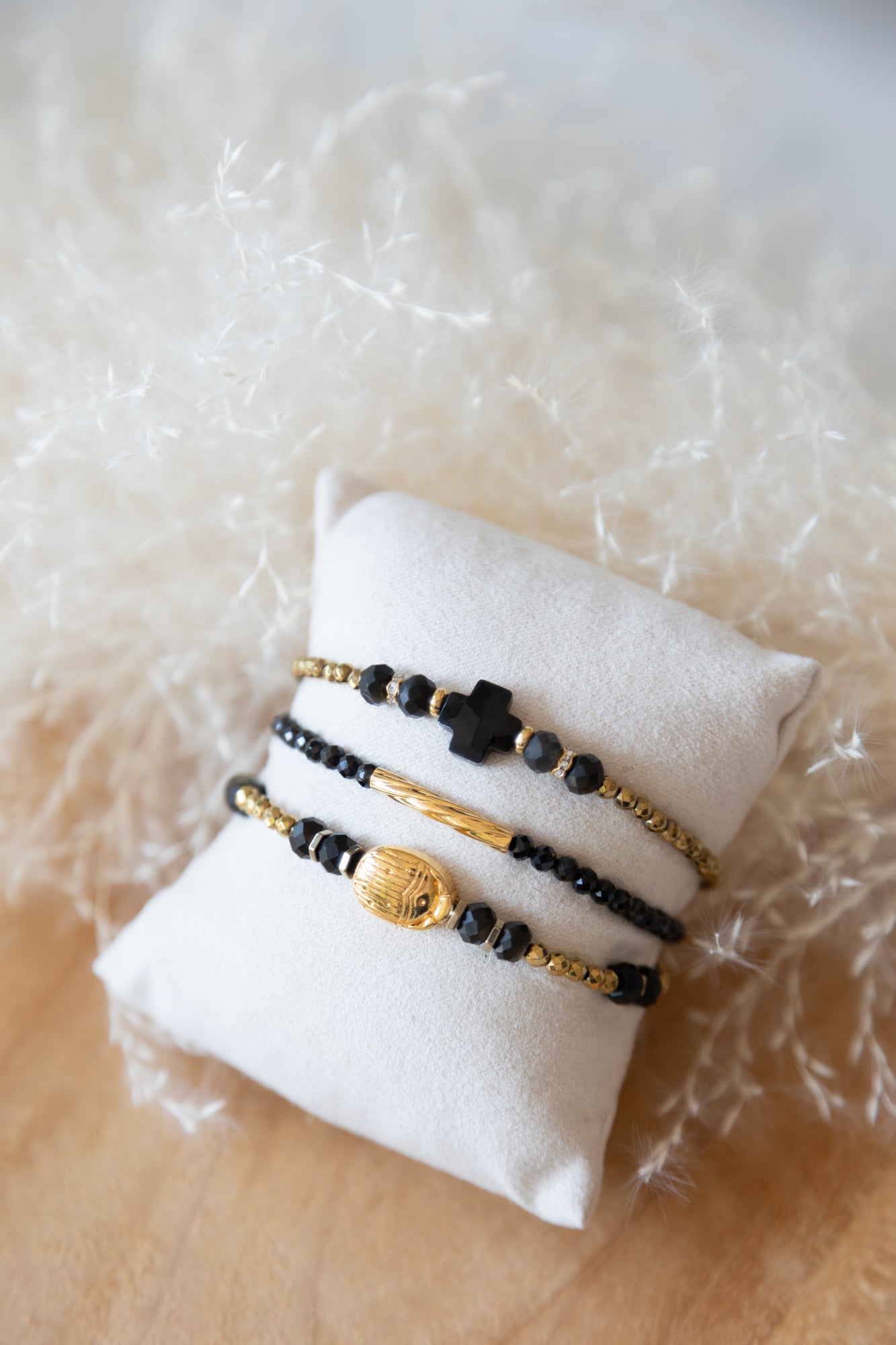 Bracelet Lou pierre d'Onyx noir 