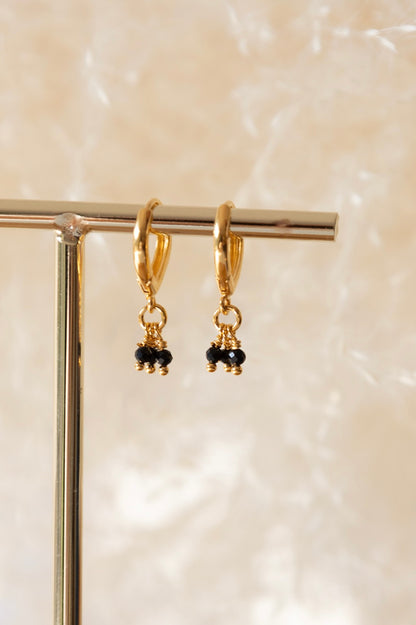 Boucles d'oreilles Joy pierre d'Onyx