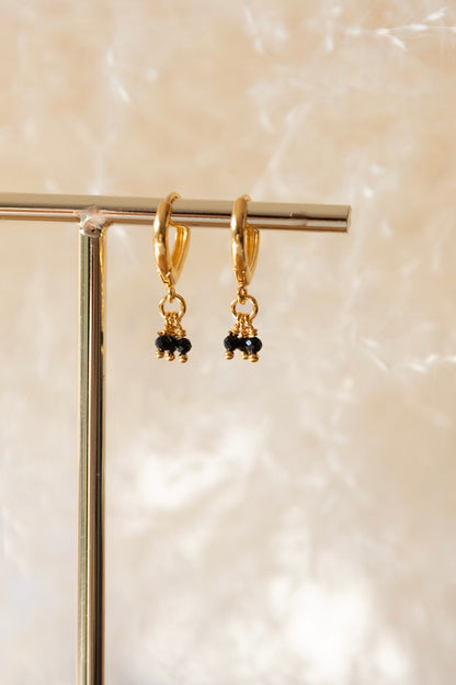 Boucles d'oreilles Joy pierre d'Onyx