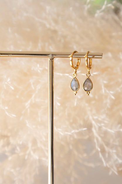 Boucles d'oreilles Milo Labradorite