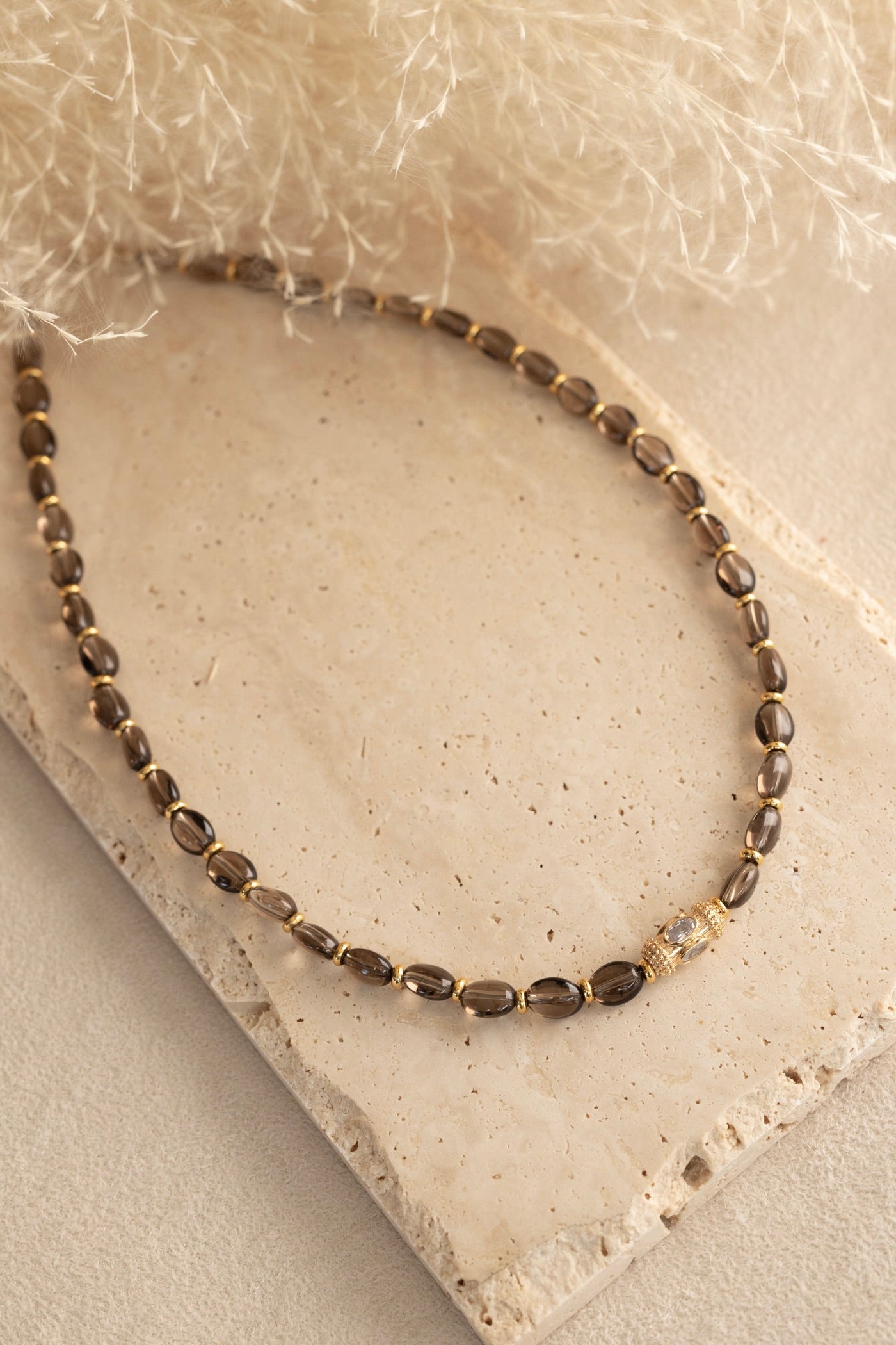 Collier Tamara quartz fumé