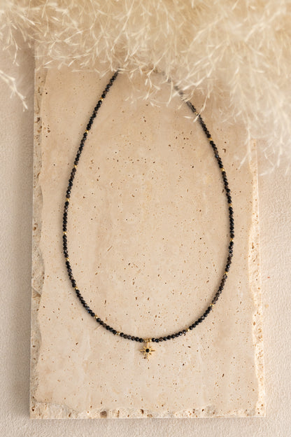 Collier Stella et Aguila Onyx noir